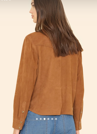Xirena - Billie Suede Shirt - Mustang