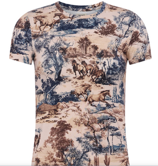 L'Agence - Ressi Fitted Tee - Western Toile