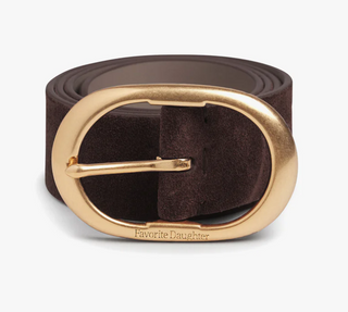 Favorite Daughter - The Suede Jean Belt - Chocolate