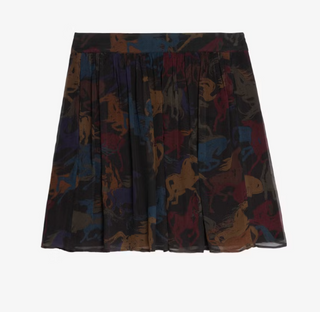 Zadig & Voltaire - Jadys Mousseline Mini Skirt - Horses