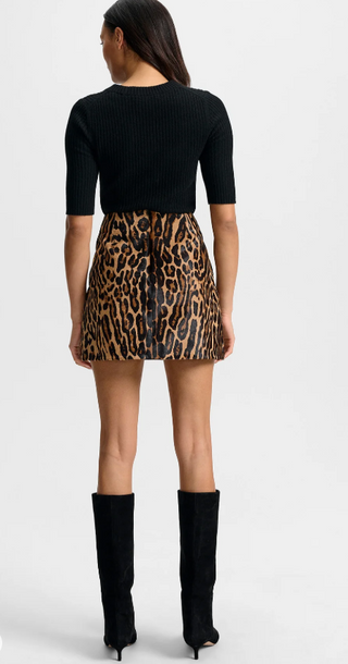 Veronica Beard - Emil Ribbed Cashmere Half Sleeve Pullover - Black