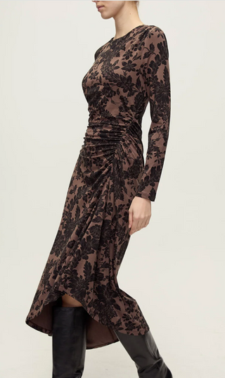 Veronica Beard - Theodora Dress - Dark Lichen/Black