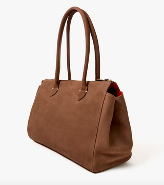 Clare V. - Beatrice Nubuck Leather Tote Bag - Choco Bar