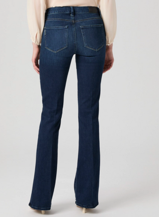 Paige - Laurel Canyon High Rise Boot Cut Jean - Berlin