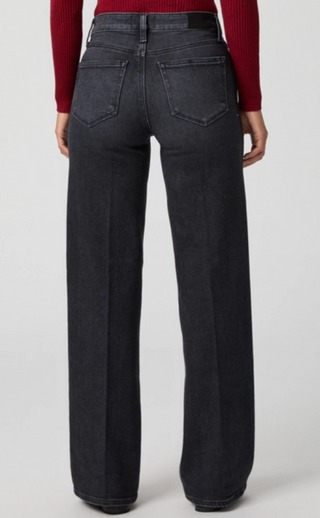 Paige - Tatum 32" Wide Leg Jean - Ink Black