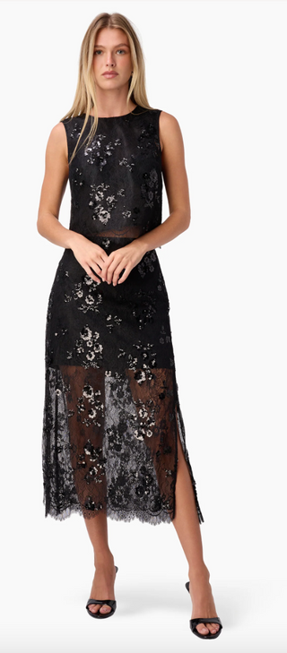 Cami NYC - Aracely Sequin Lace Top - Black