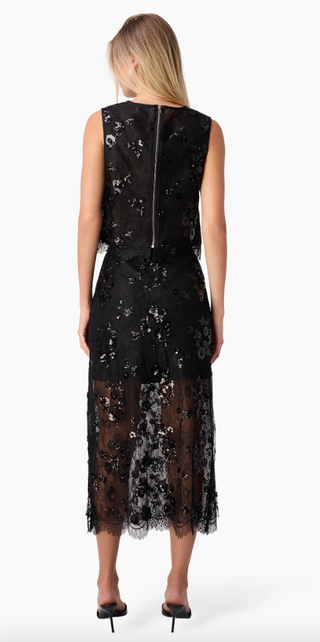 Cami NYC - Aracely Sequin Lace Top - Black