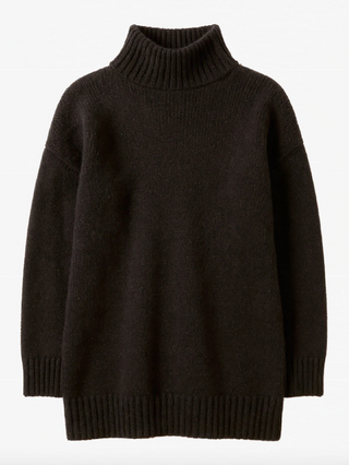 Cami NYC - Catherine Cashmere Blend Mockneck Tunic Sweater - Black