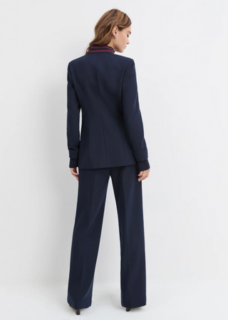 Favorite Daughter - The Varsity Blazer - Navy/Vino