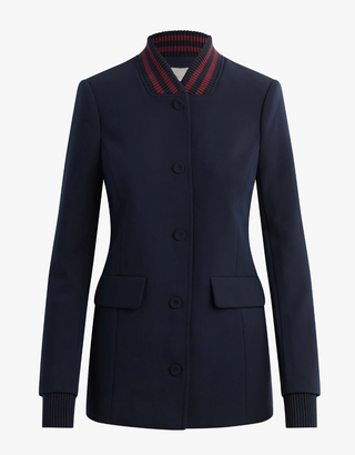 Favorite Daughter - The Varsity Blazer - Navy/Vino