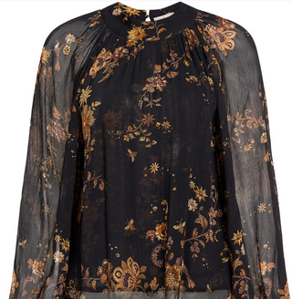 Marie Oliver - Scottie Chiffon Blouse - Gilded