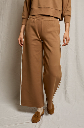 perfectwhitetee - Mikos Wideleg Pant - Mocha