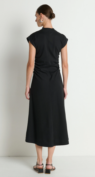 Nation LTD - Neva Structured Jersey Dress - Jet Black