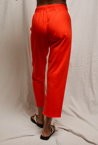 perfectwhitetee - Jamaica Beach Fleece Drawstring Pant - Tomato