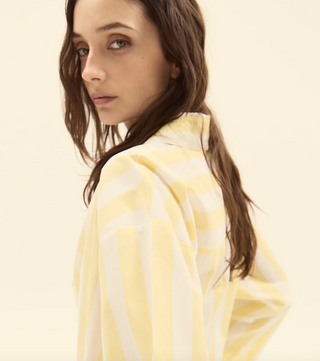 Deluc - Vicenzo Striped Button Down Shirt - Yellow