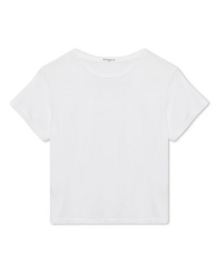 perfectwhitetee - The Lisa Vintage Fitted Tee Shirt - White