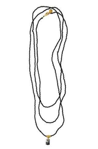 Catherine Paige - Aramis Long Beaded Gemstone Necklace