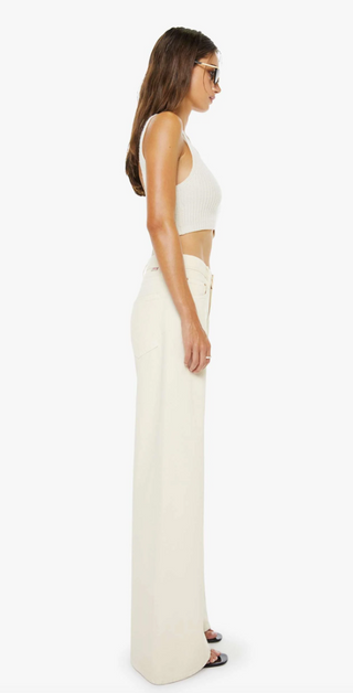 Mother - The Lemon Twist Sneak Jeans - Natural