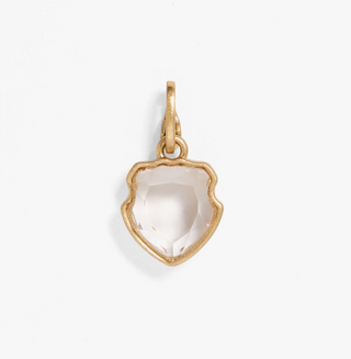 Clare V. - Crest Charm - Clear