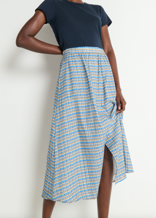 Nation Los Angeles - Tatiana Skirt - Coastal Plaid
