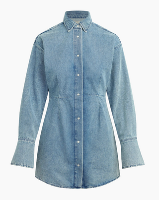 Favorite Daughter - Eyes on Me Denim Minidress - Lexington