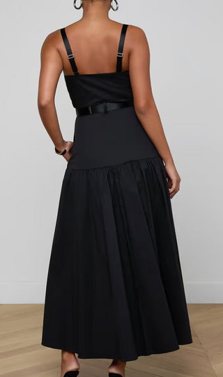 L'Agence - Rima Maxi Dress - Black