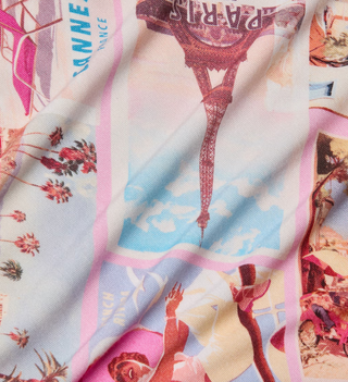 L'Agence - Ressi Tee Shirt - Postcard Print