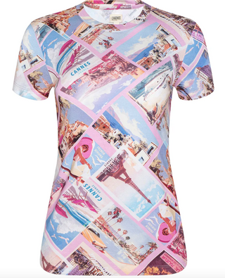 L'Agence - Ressi Tee Shirt - Postcard Print