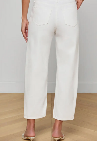 L'Agence - Mallis Bow-Leg Jean - White