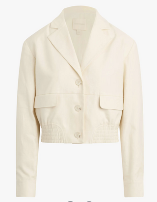 Favorite Daughter - The Farrah Bomber Jacket - Cream