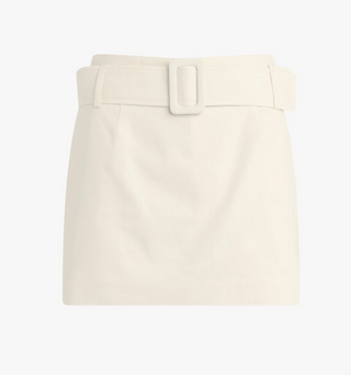 Favorite Daughter - The Farrah Belted Skort - Cream