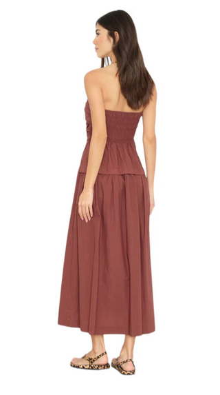 Xirena - Ciara Drop Waist Midi Dress - Adobe