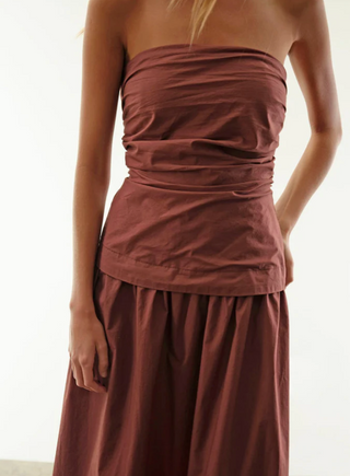 Xirena - Ciara Drop Waist Midi Dress - Adobe