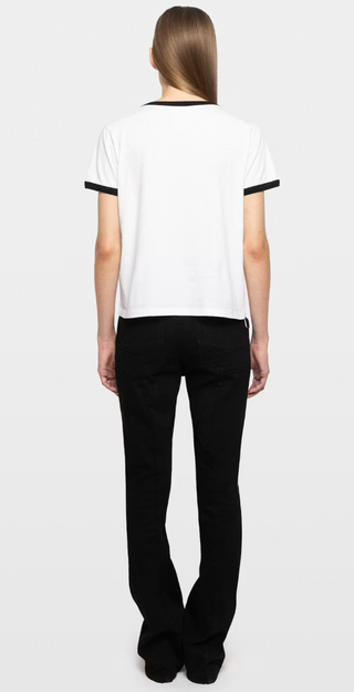 Zadig & Voltaire - Alys Tee Shirt - White/Black