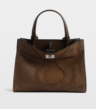 Zadig & Voltaire - Jack Nano Vintage Suede Handbag - Wood