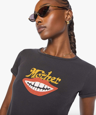Mother - The Itty Bitty Ringer Tee Shirt - Mother Mouth