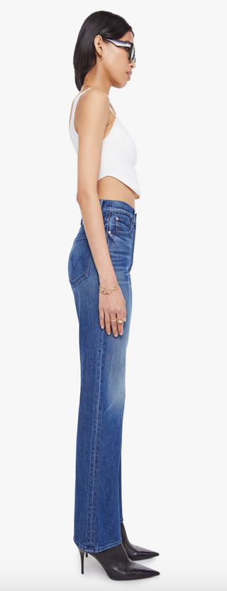 Mother - The Kick It High Rise Straight Leg Jean - Which is Witch