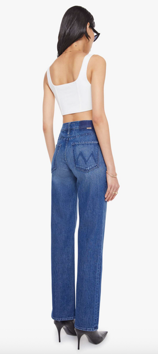 Mother - The Kick It High Rise Straight Leg Jean - Which is Witch