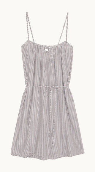 Nation Los Angeles - Margot Seersucker Mini Dress - Praline Stripe