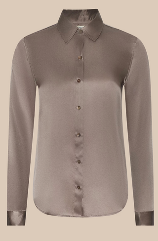 L'Agence - Tyler Silk Blouse - Light Cardamom