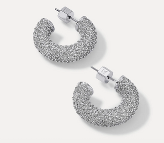 Miranda Frye - Dolly Pave Hoop Earrings
