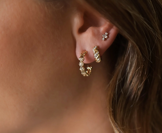 Miranda Frye - Lauren Hoop Earrings - Yellow Gold