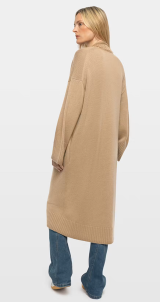 Zadig & Voltaire - Camy Fringed Sweater Coat - Camel