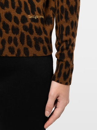 Zadig & Voltaire - Missya Cardigan Sweater - Caramel Leopard