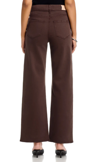 Paige - Anessa Wide Leg Jean - Rich Chocolate