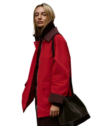 Varley - Rylan Mid-Length Barn Jacket - Washed Red