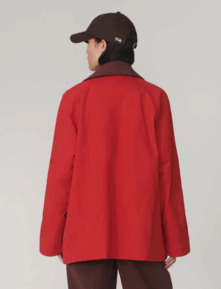 Varley - Rylan Mid-Length Barn Jacket - Washed Red