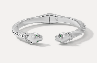 Miranda Frye - Panther Hinged Cuff Bracelet