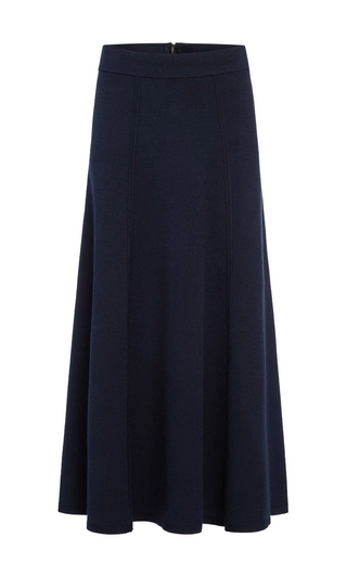 Marie Oliver - Jemma Structured Knit Skirt - Navy