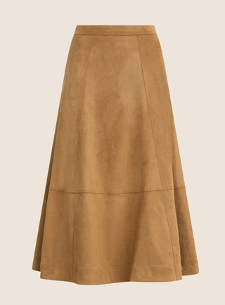 Favorite Daughter - The Aspen Suede Skirt - Camel